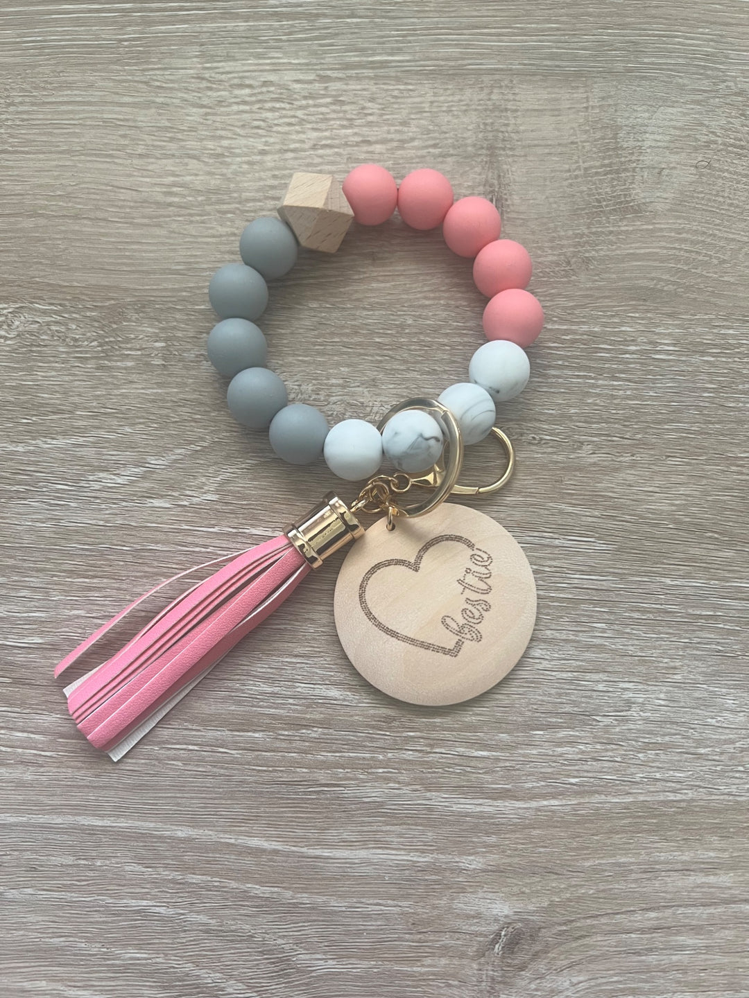 Bestie Wristlet Keychain