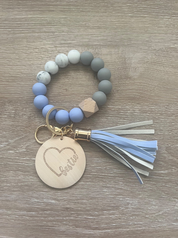 Bestie Wristlet Keychain