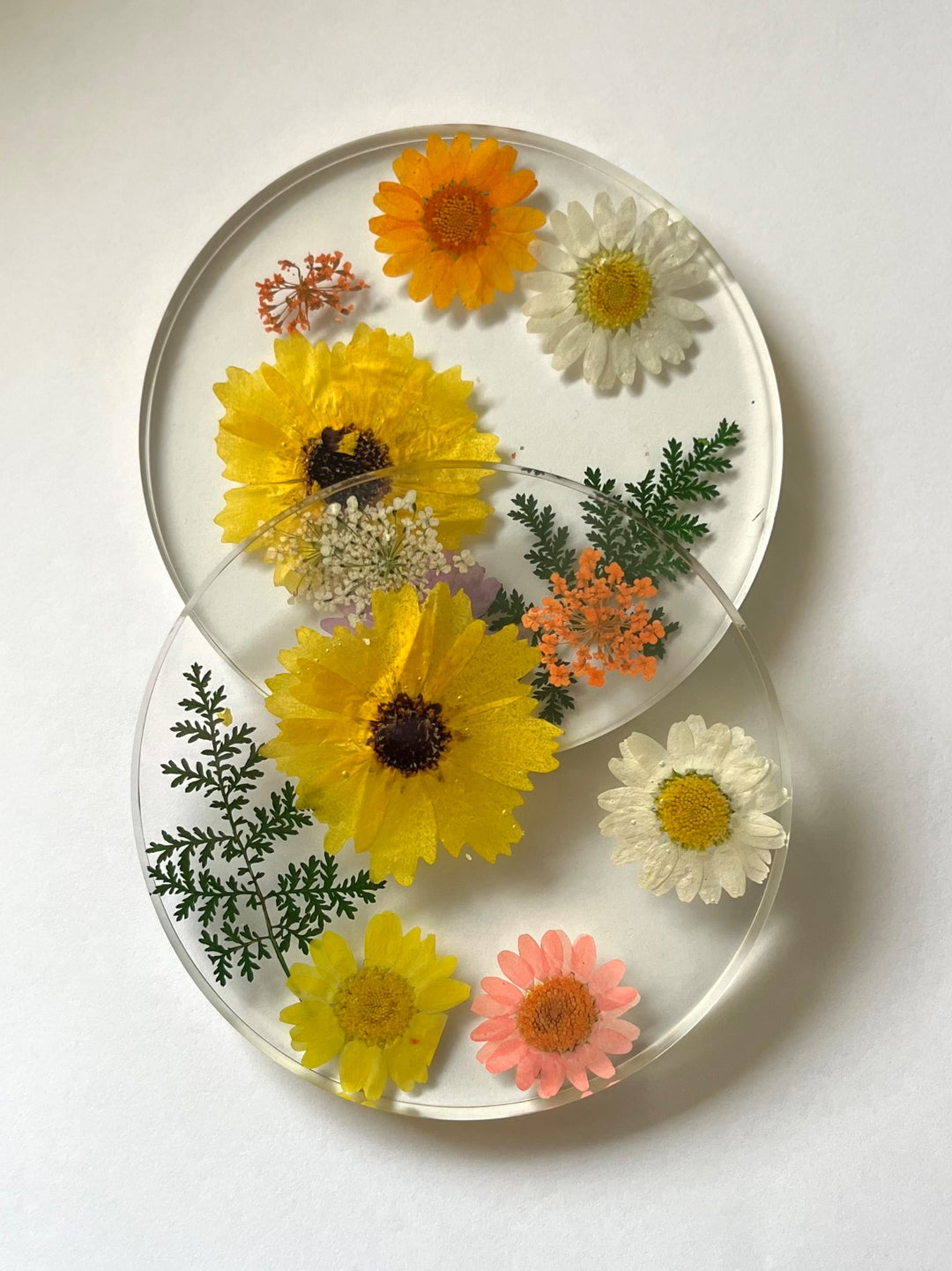 Flower Coaster (resin, set of 2)