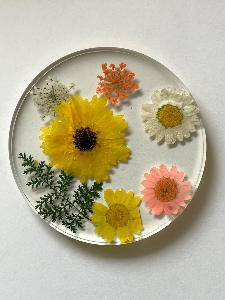 Flower Coaster (resin, set of 2)