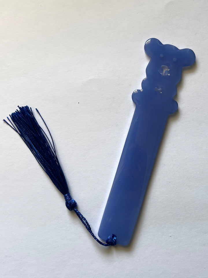 Bear Bookmark (blue)