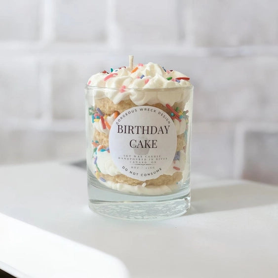 Birthday Cake Dessert Candle