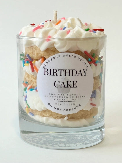 Birthday Cake Dessert Candle