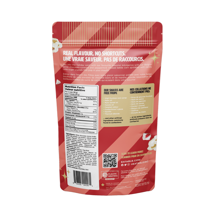 Jingle Bell White Chocolate Popcorn