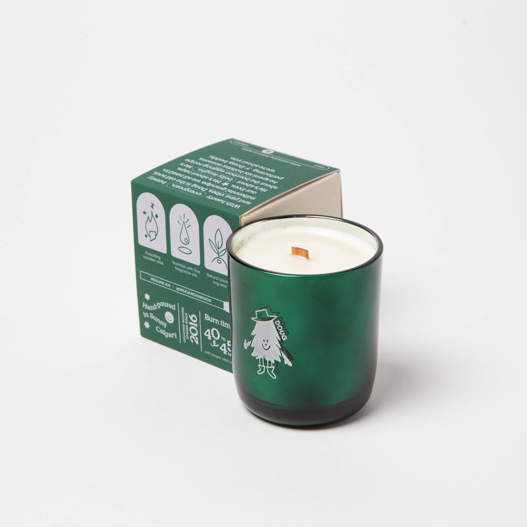 Doug - Evergreen, Bourbon & Musk Coconut Soy Candle