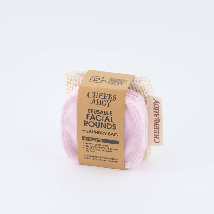 Reusable Facial Rounds + Laundry Bag