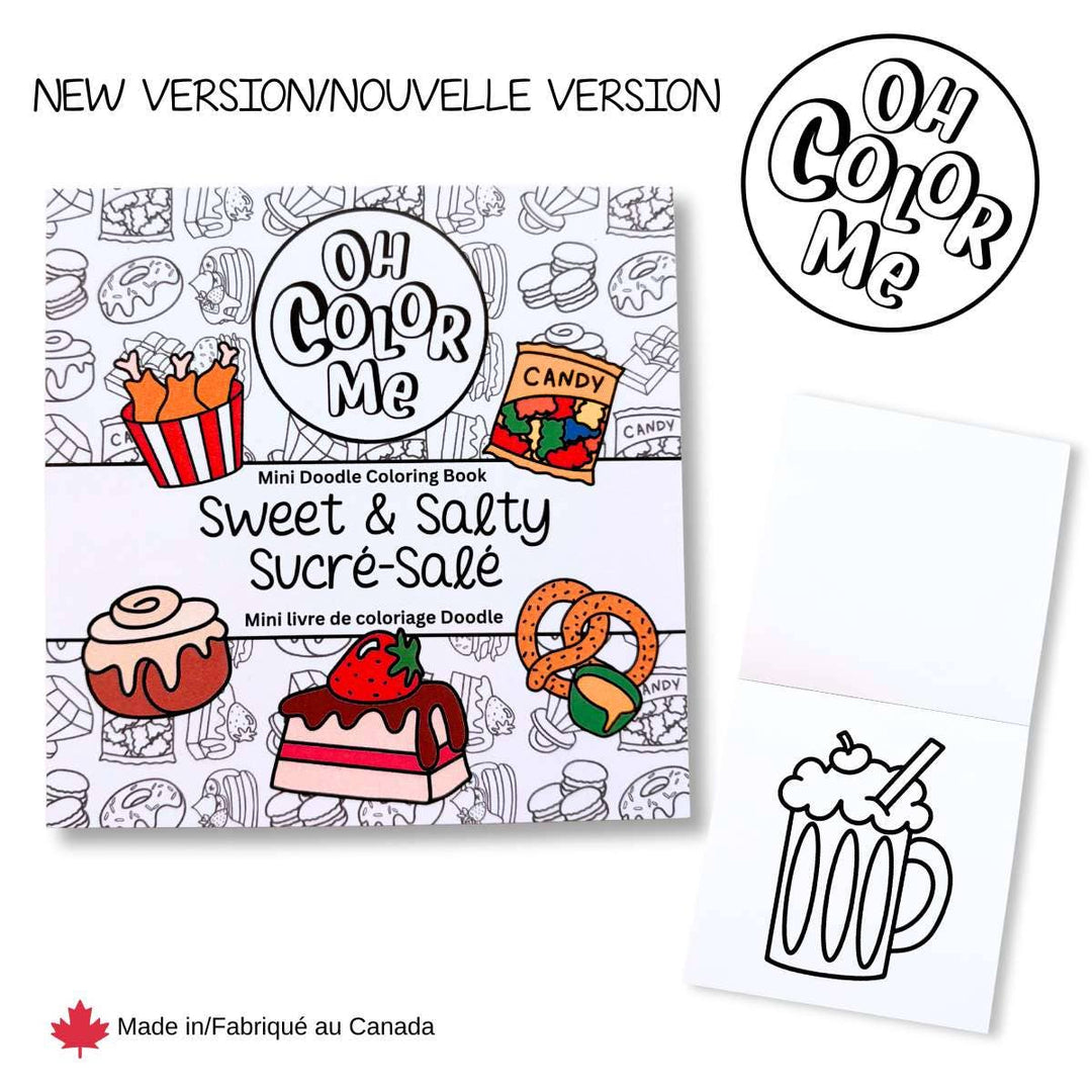 Sweet + Salty Mini Colouring Book