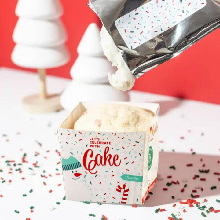 A Fun Chocolate Brownie Cake Kit w/ Marshmallow Frosting