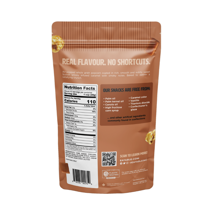 Whisky on the Pops Gourmet Caramel Popcorn