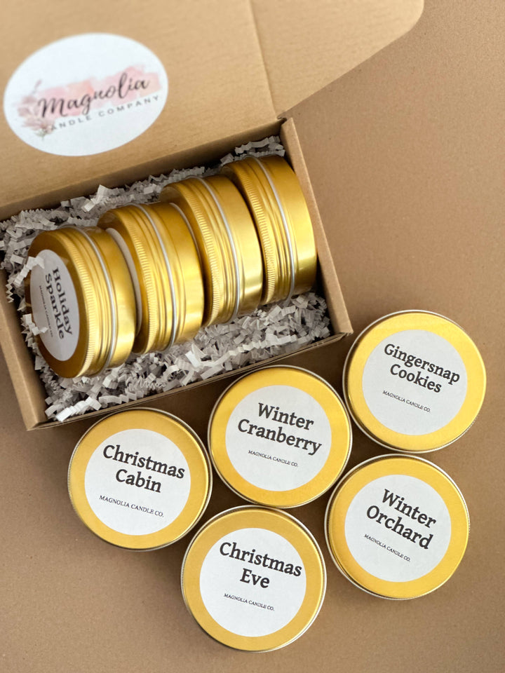 Snow Fairy Candle Tin