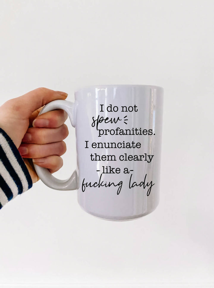 Spew Profanities Mug - 3