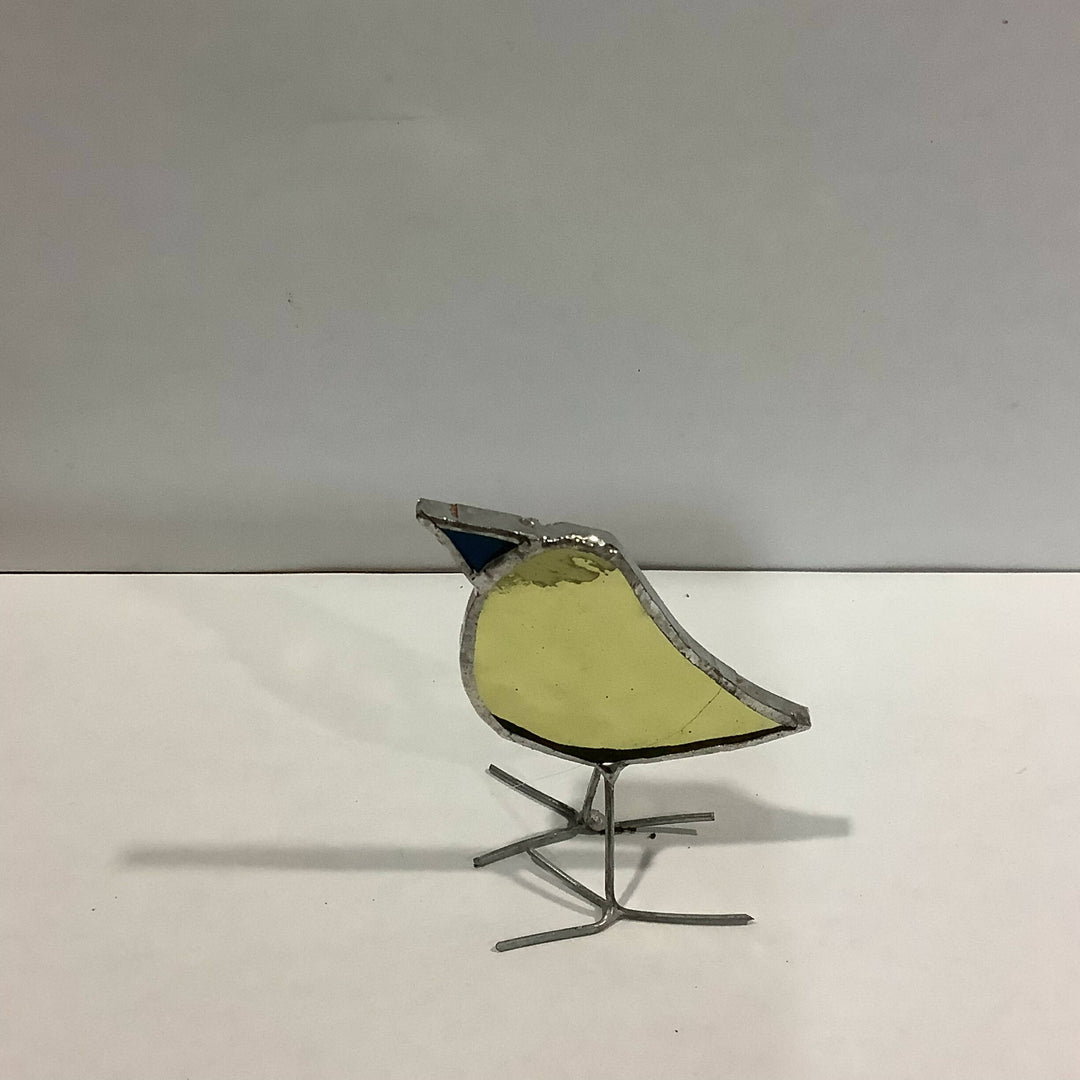 Standing Stained Glass Bird