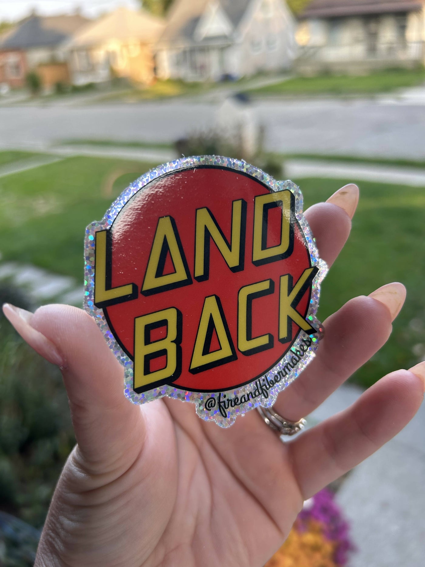 Land Back Vinyl Sticker - 1