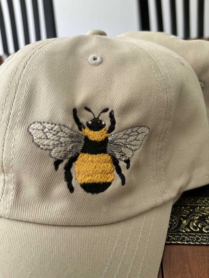 Bumble Bee Embroidered Hat - 2