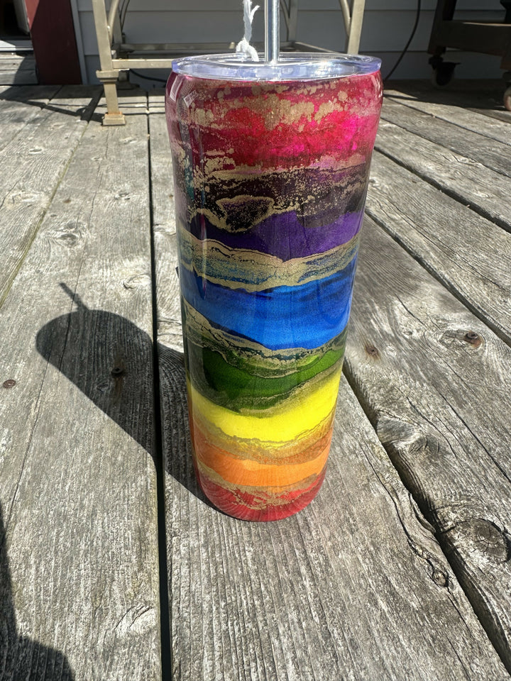 Skinny Chakra Style Tumbler