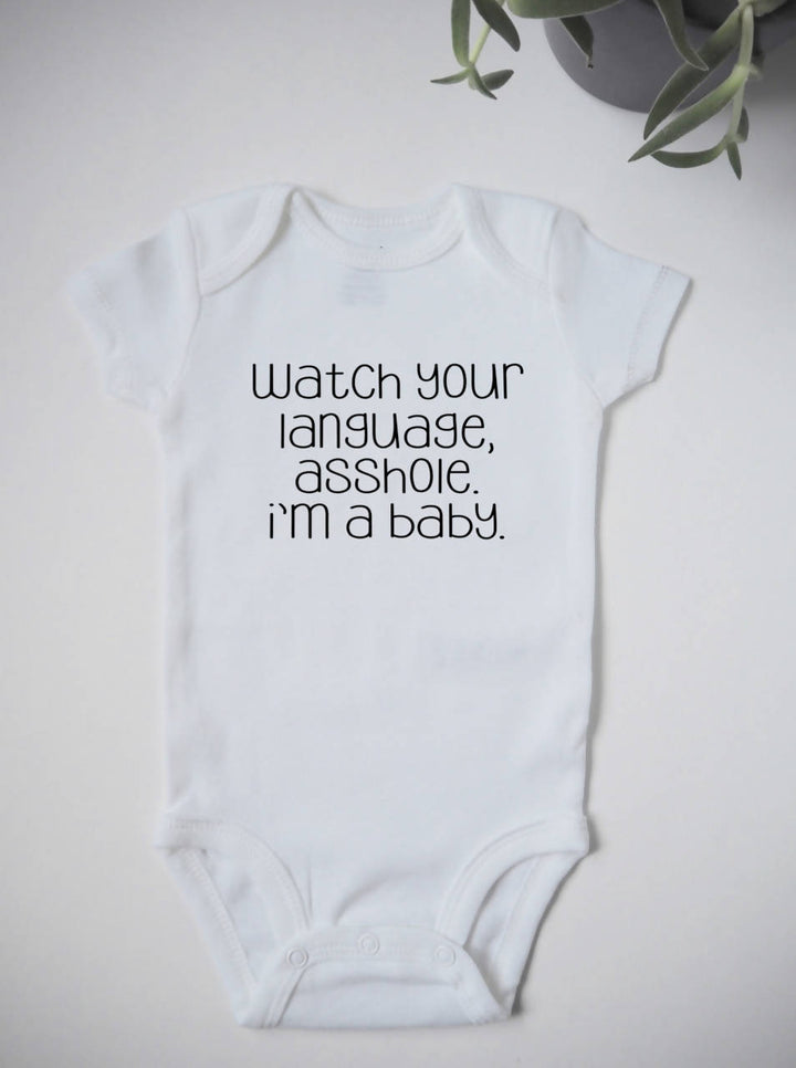 Watch Your Language Onesie - 2