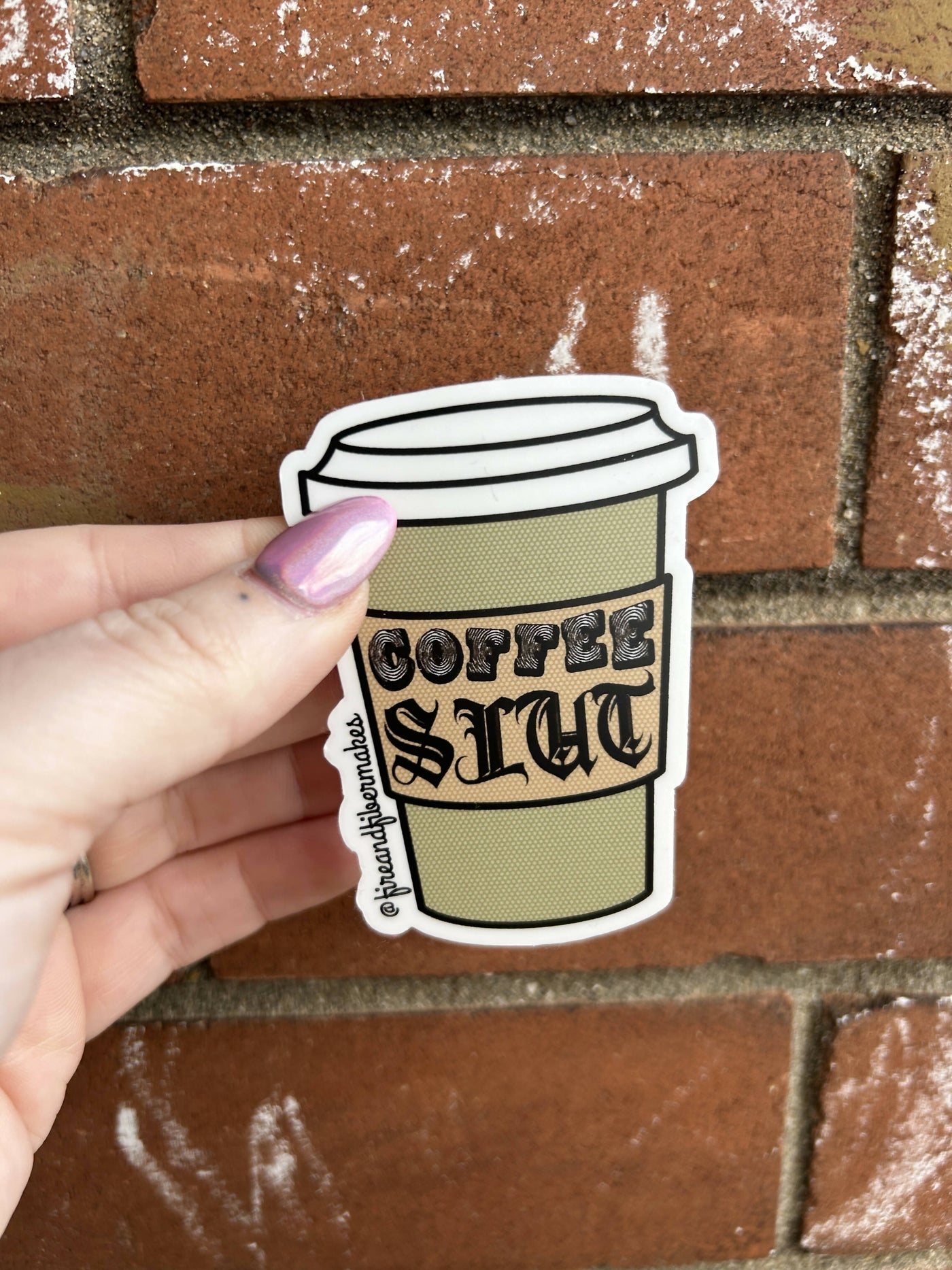 Coffee SLVT Vinyl Sticker - 1