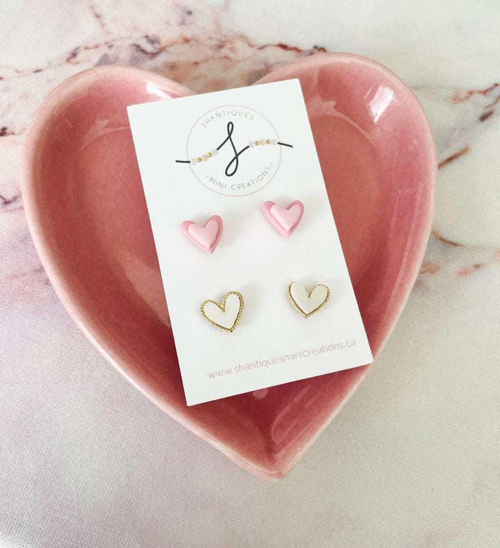 Heart Duo Earring Sets