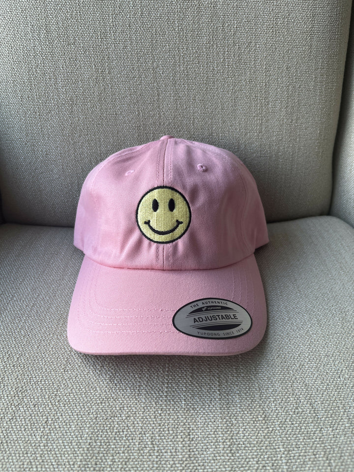 Smiley Face Embroidered Hat