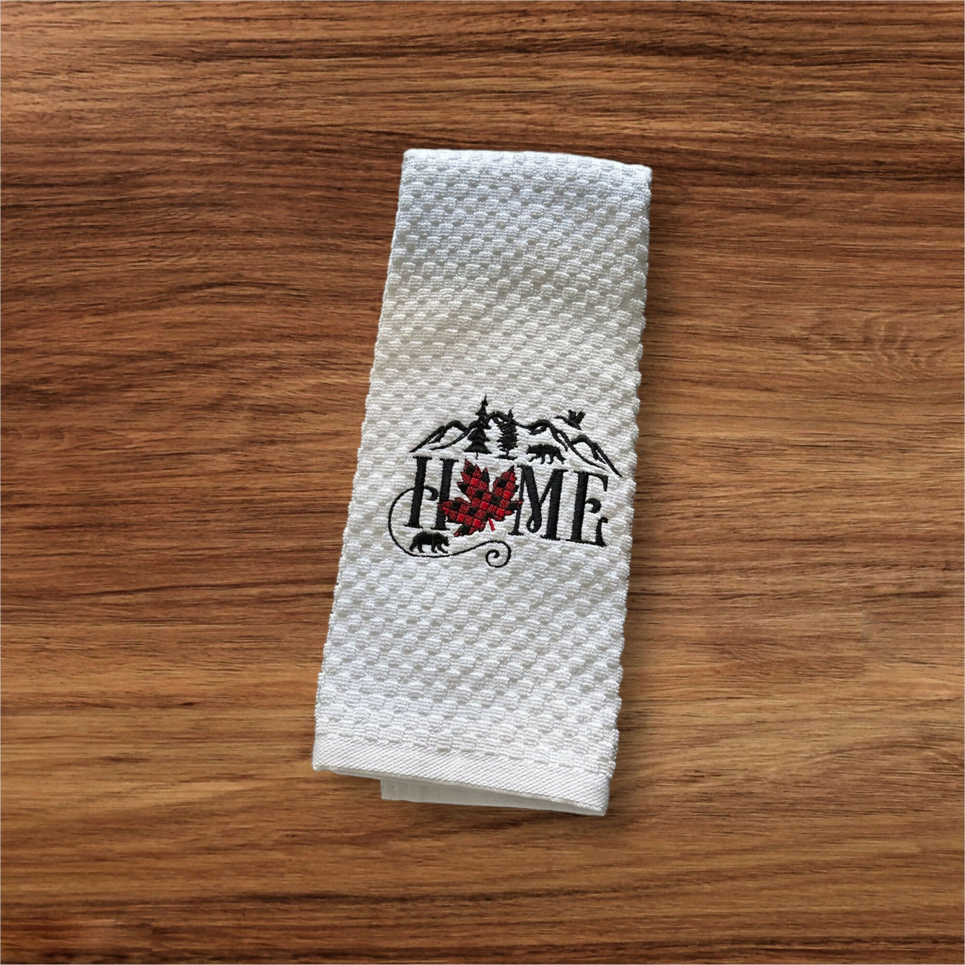 Home Embroidered Kitchen Towel