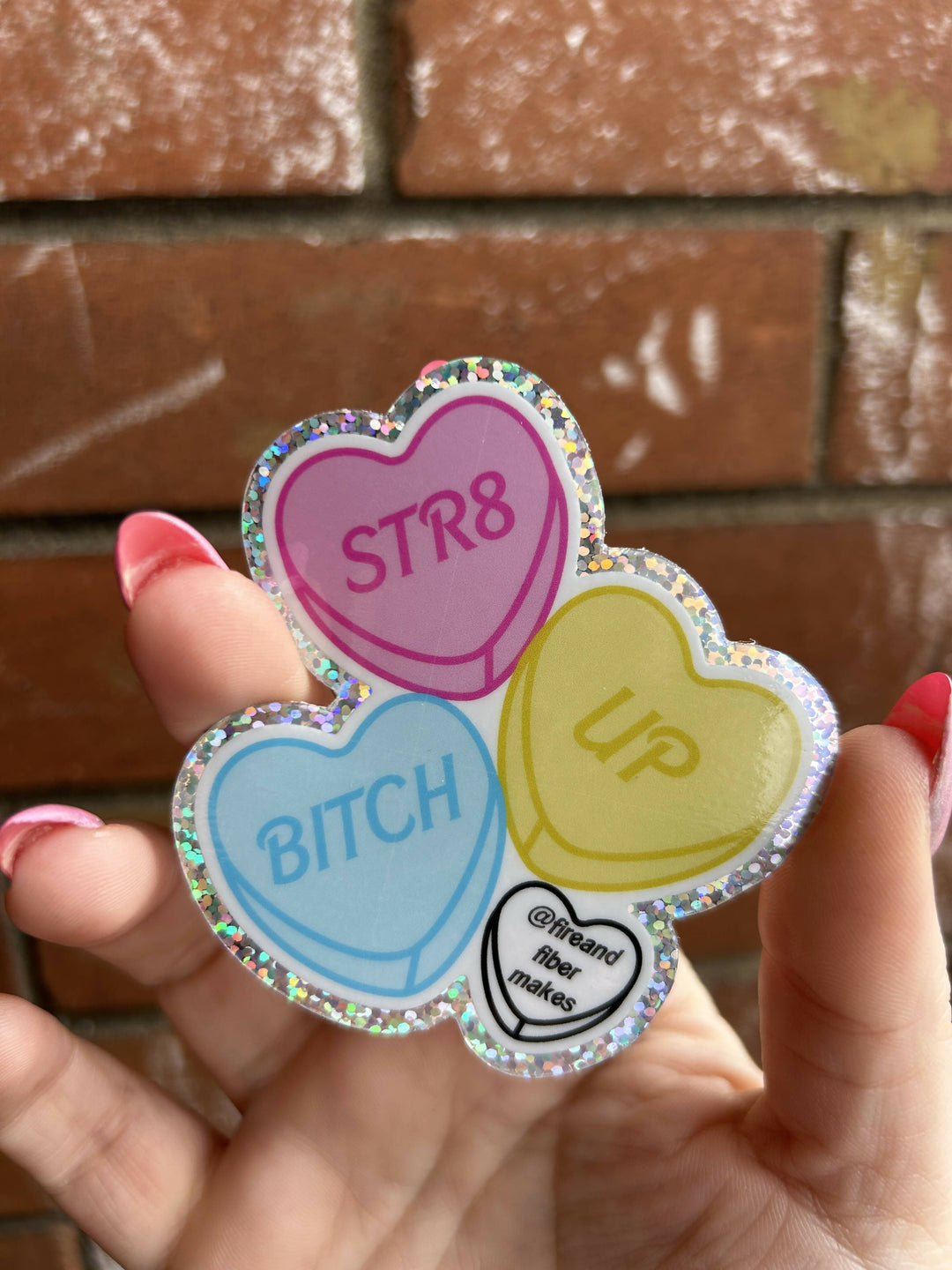 SUB Candy Hearts Sticker - 1