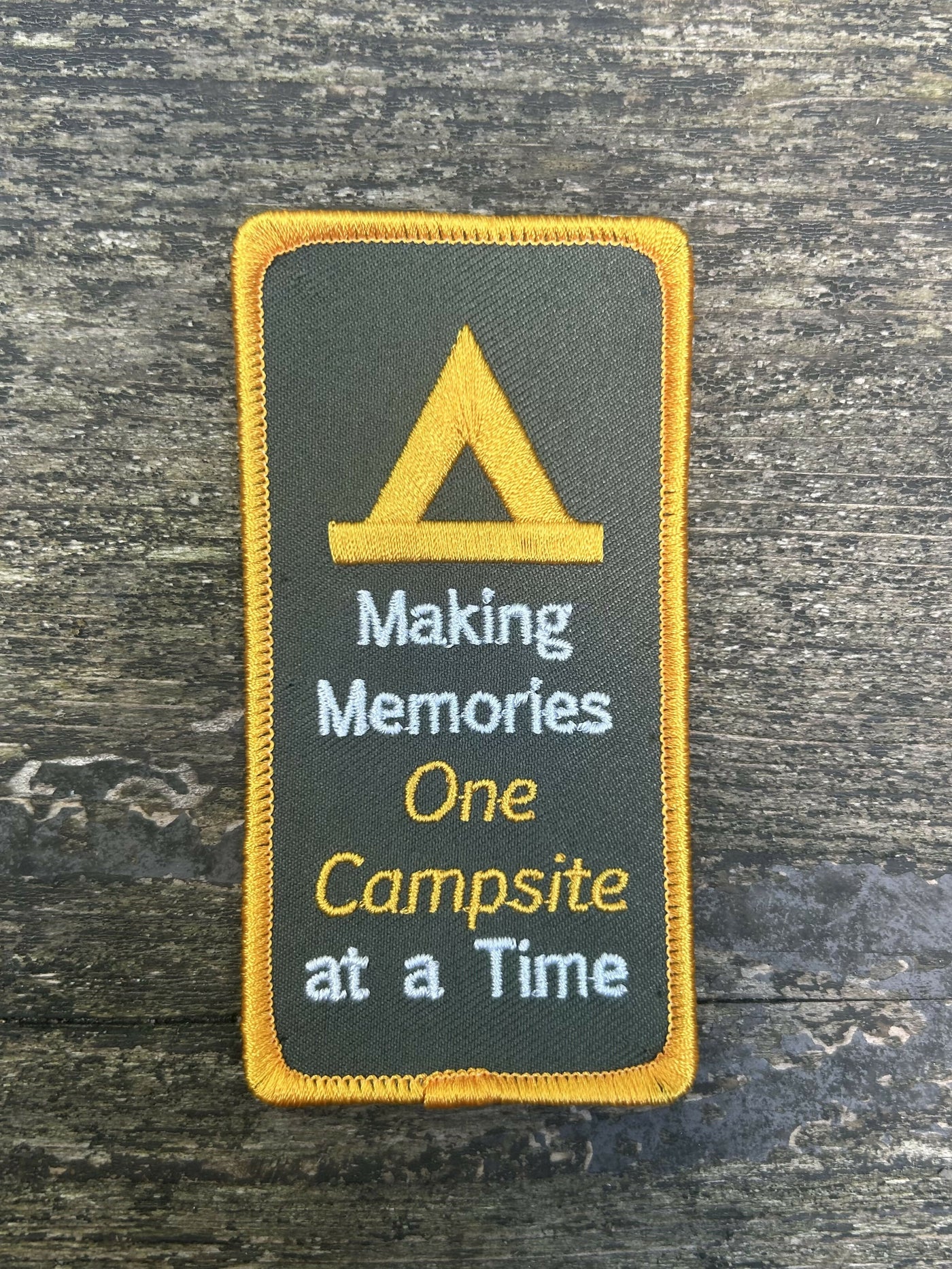 Making Memories embroidered patch