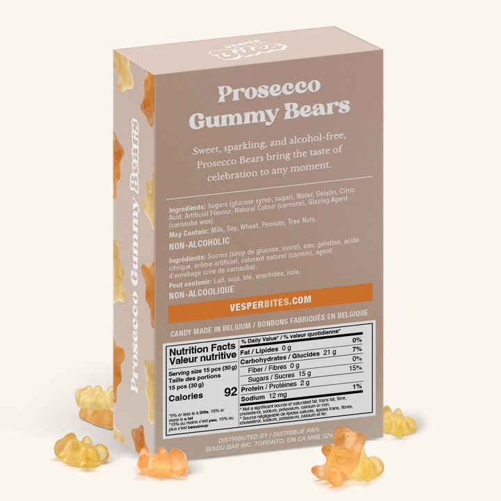 Prosecco Bear Alcohol-Free Gummies