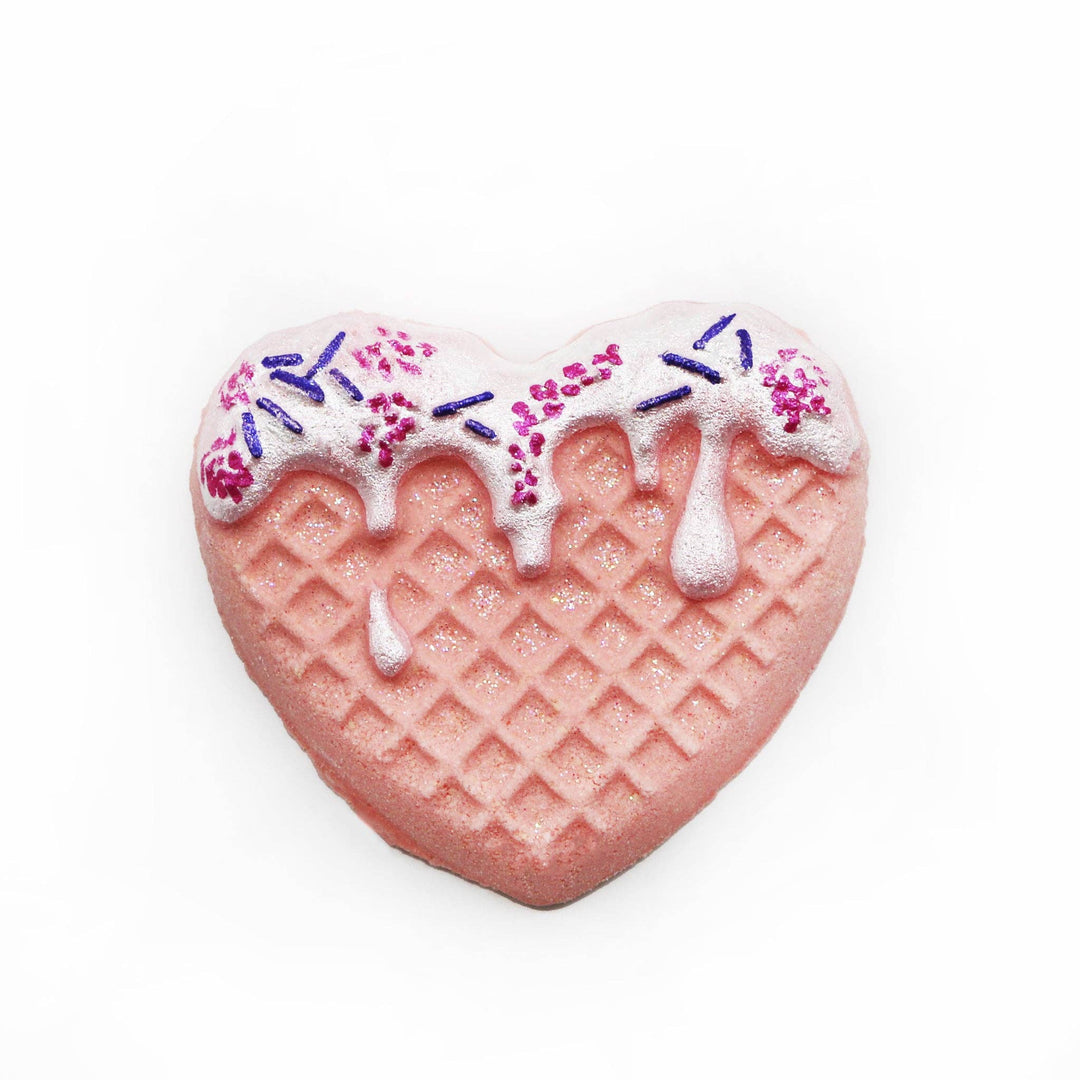 Heart Waffle Mini Bath Bomb