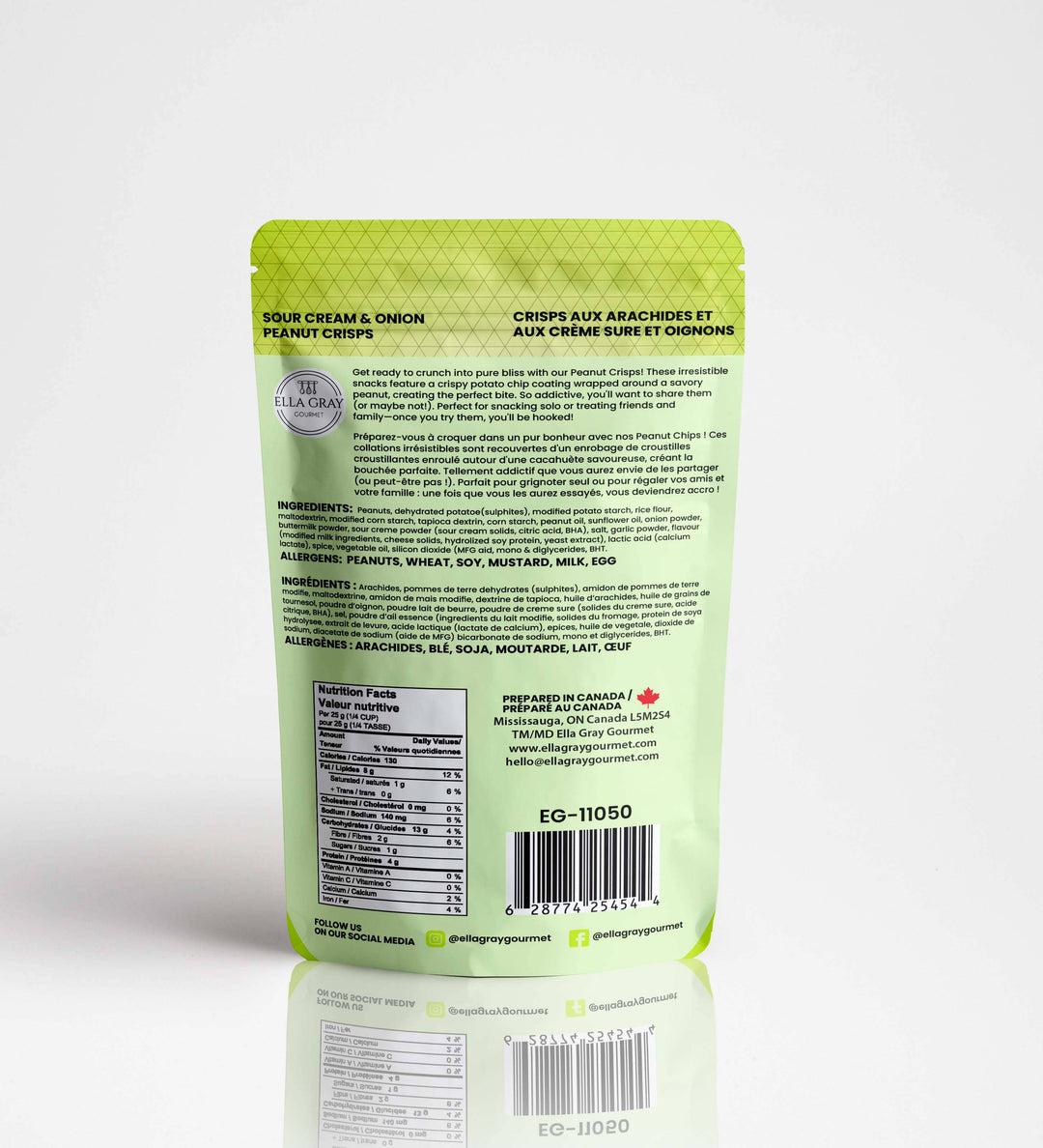 Sour Cream n' Onion Peanut Crisps