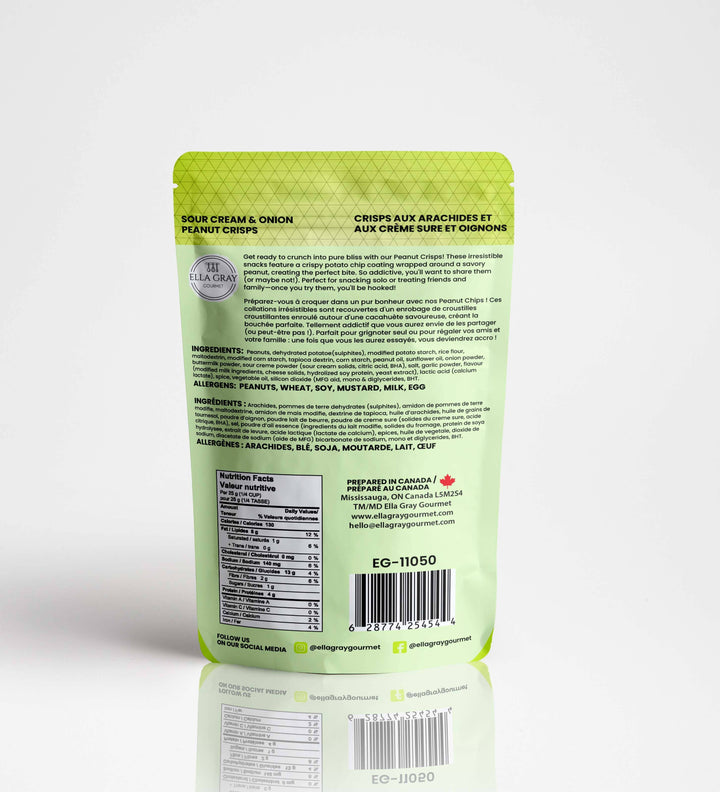 Sour Cream n' Onion Peanut Crisps