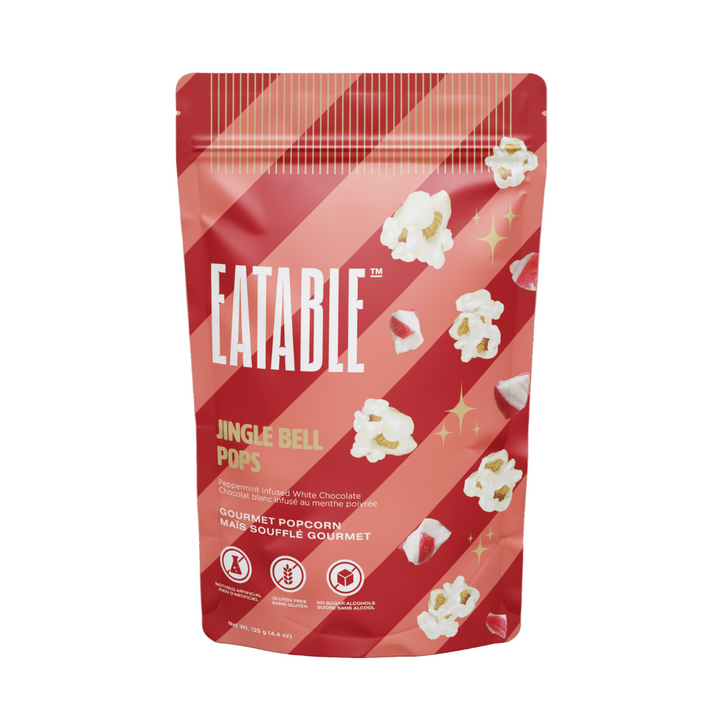 Jingle Bell White Chocolate Popcorn