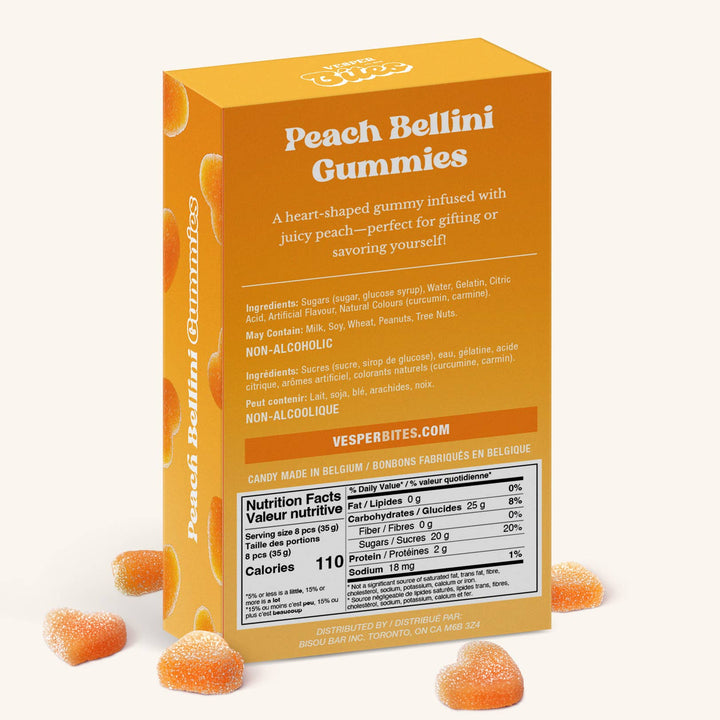 Peach Bellini Alcohol-Free Gummies