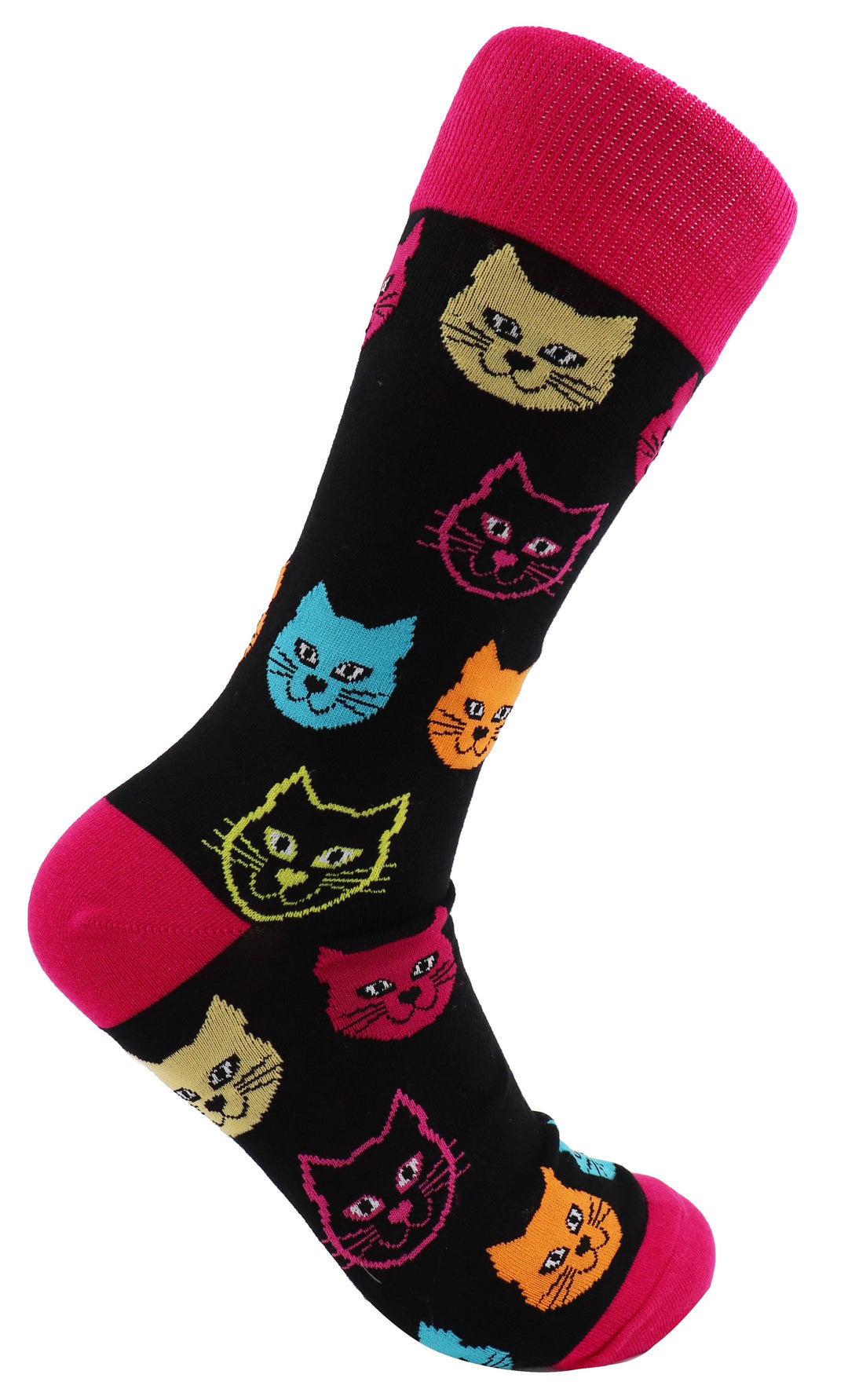 Cat Face Unisex Novelty Socks