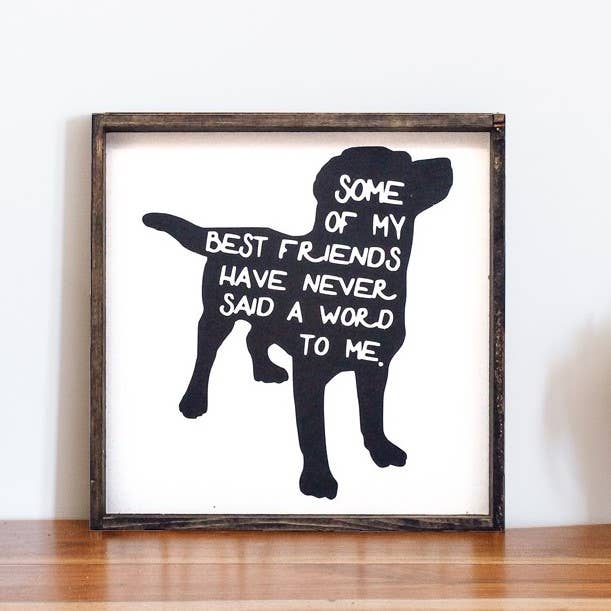 Some of My Best Friends Framed Print