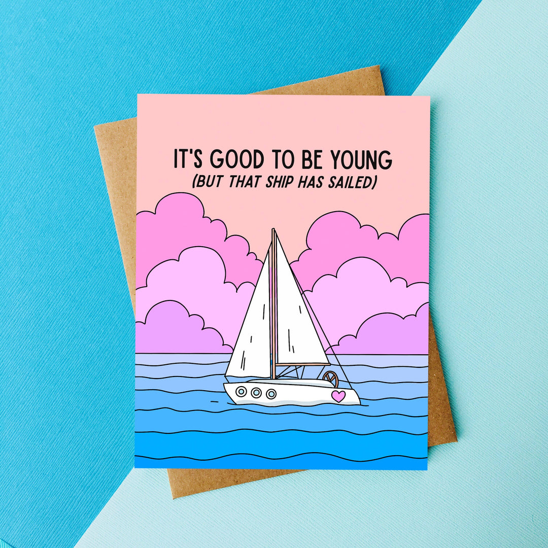 That Ship Has Sailed Funny Birthday Card