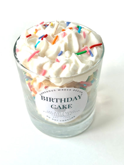 Birthday Cake Dessert Candle