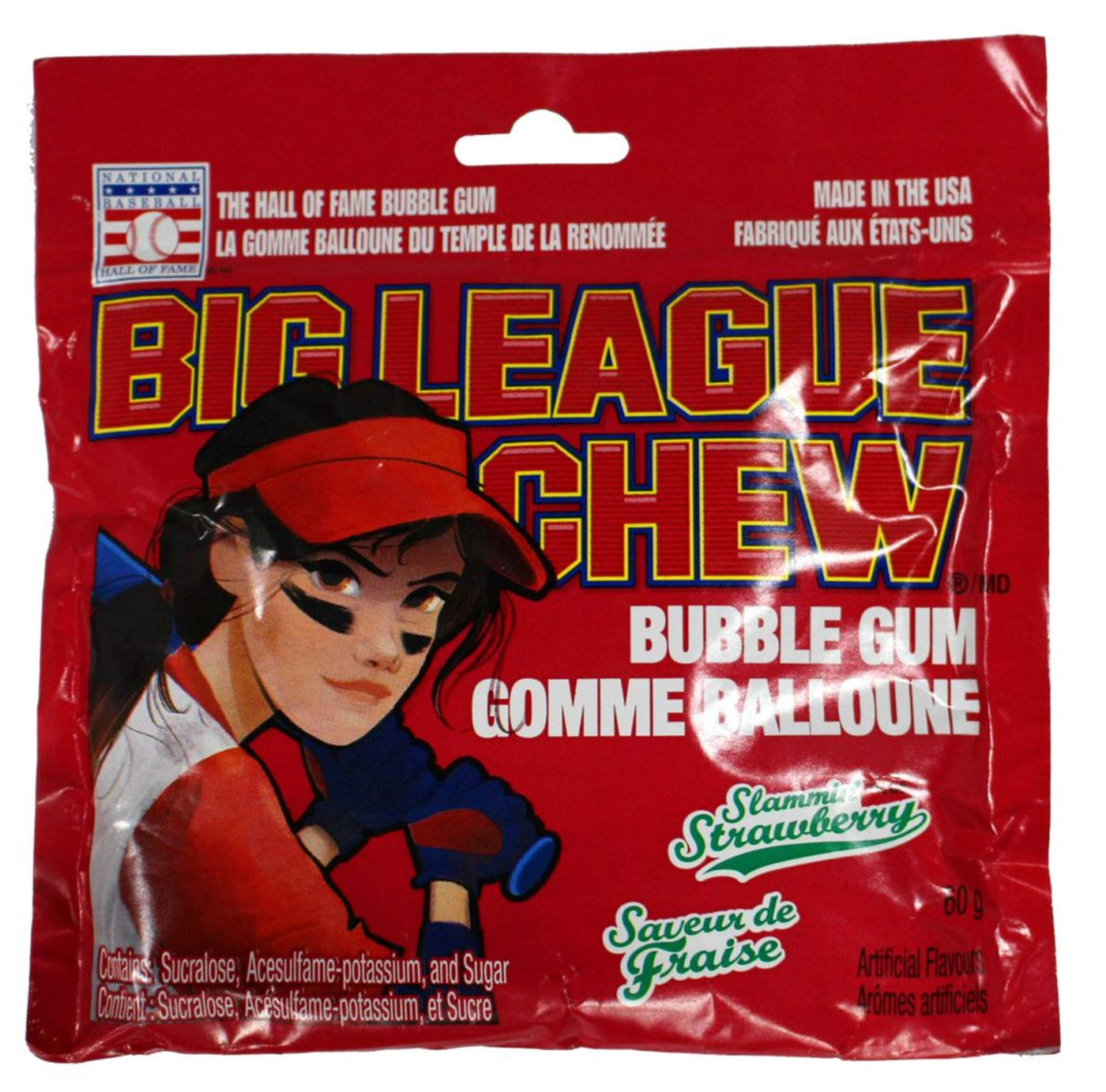 Big League Chew Slammin Strawberry