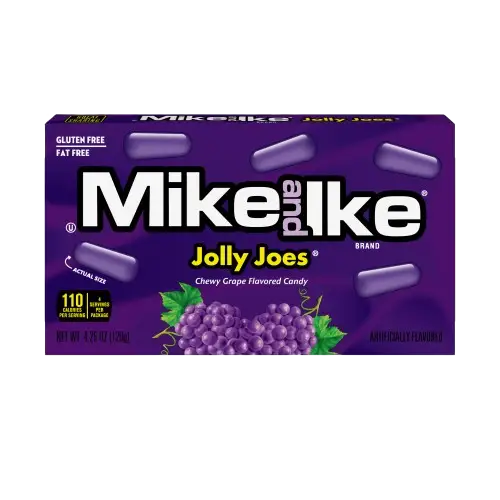 Mike and Ike Jolly Joes Grape Theater Box