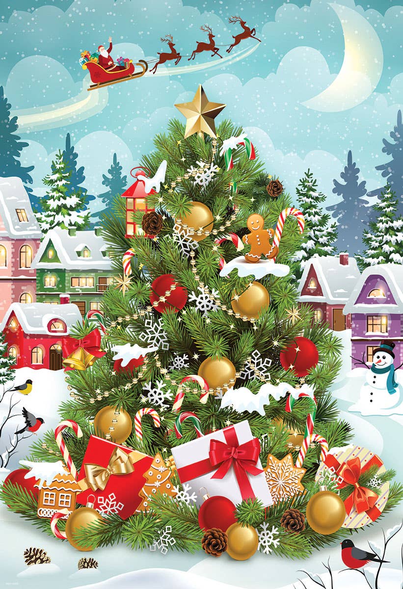 Christmas Tree Tin Puzzle