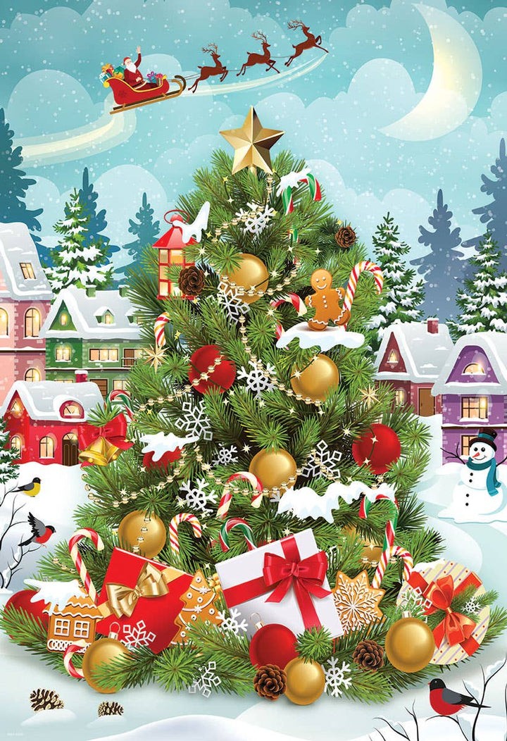 Christmas Tree Tin Puzzle
