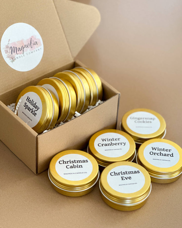 Holiday Sparkle Candle Tin