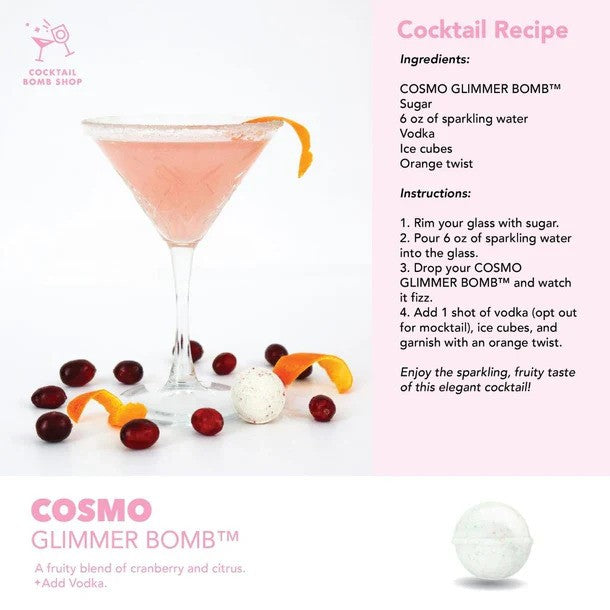 Cosmo Single Cocktail Bomb