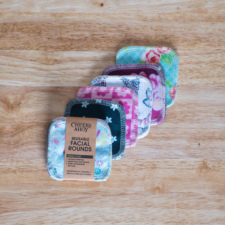 Reusable Facial Rounds + Laundry Bag
