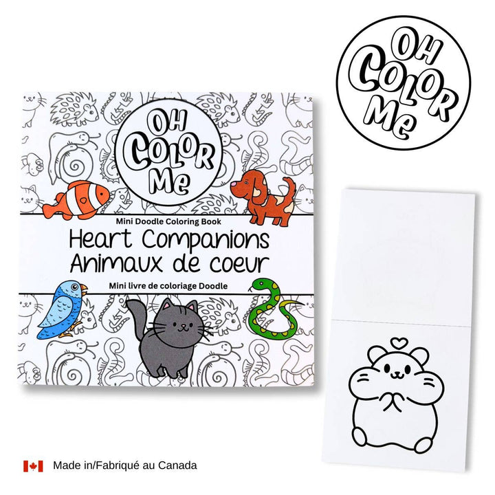 Heart Companions Mini Colouring Book