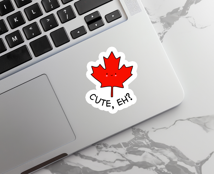 Cute Eh Maple Leaf Sticker