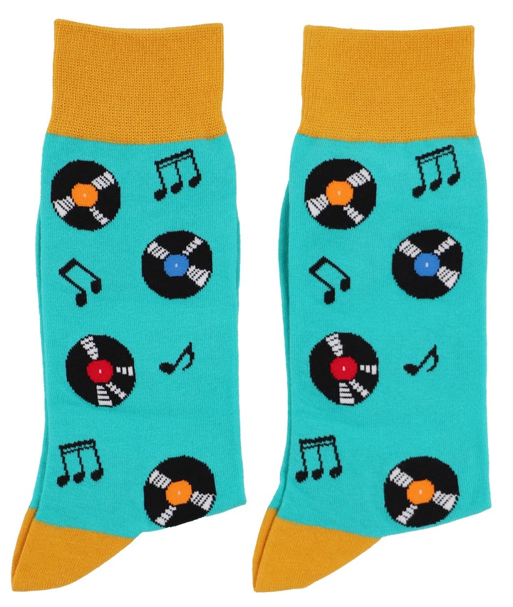 Vinyl Hits Unisex Novelty Socks