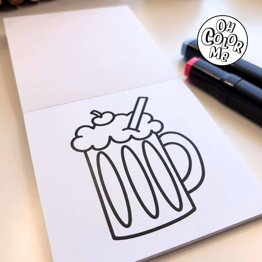 Sweet + Salty Mini Colouring Book