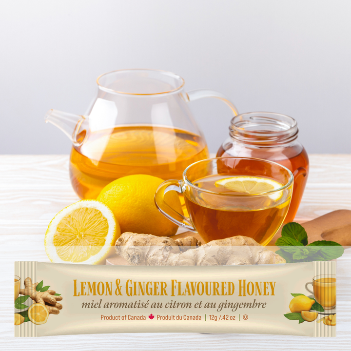 Lemon + Ginger Mini Squeeze Honey Pack