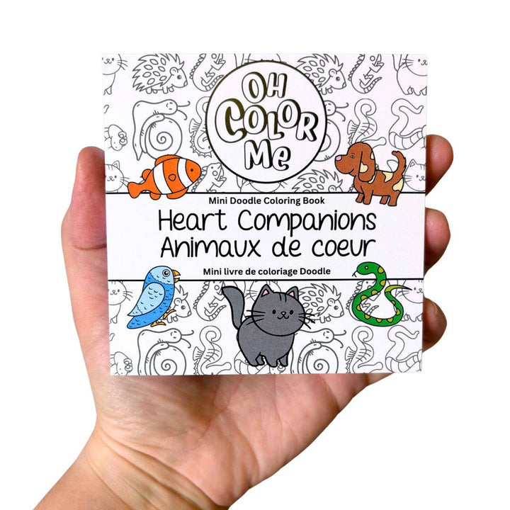 Heart Companions Mini Colouring Book