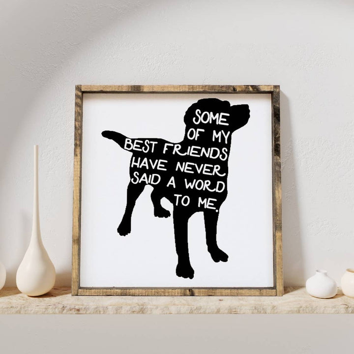 Some of My Best Friends Framed Print